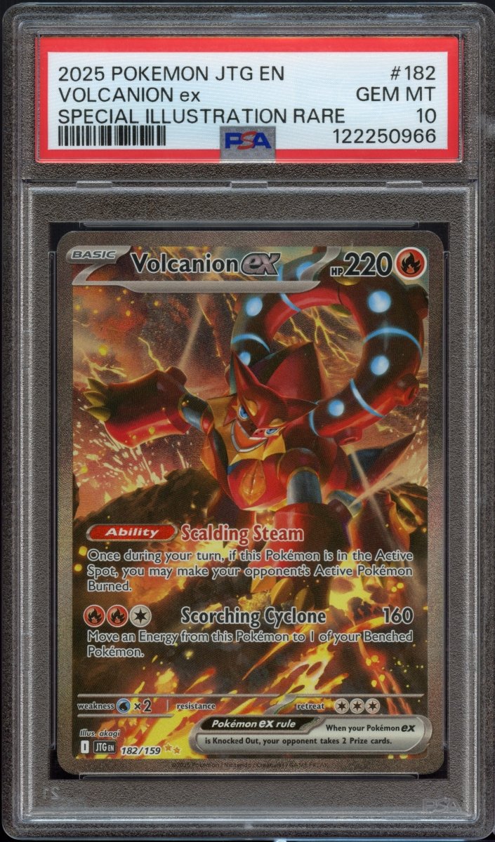 PSA 10 | Volcanion ex 182 - QuickTCG LLC