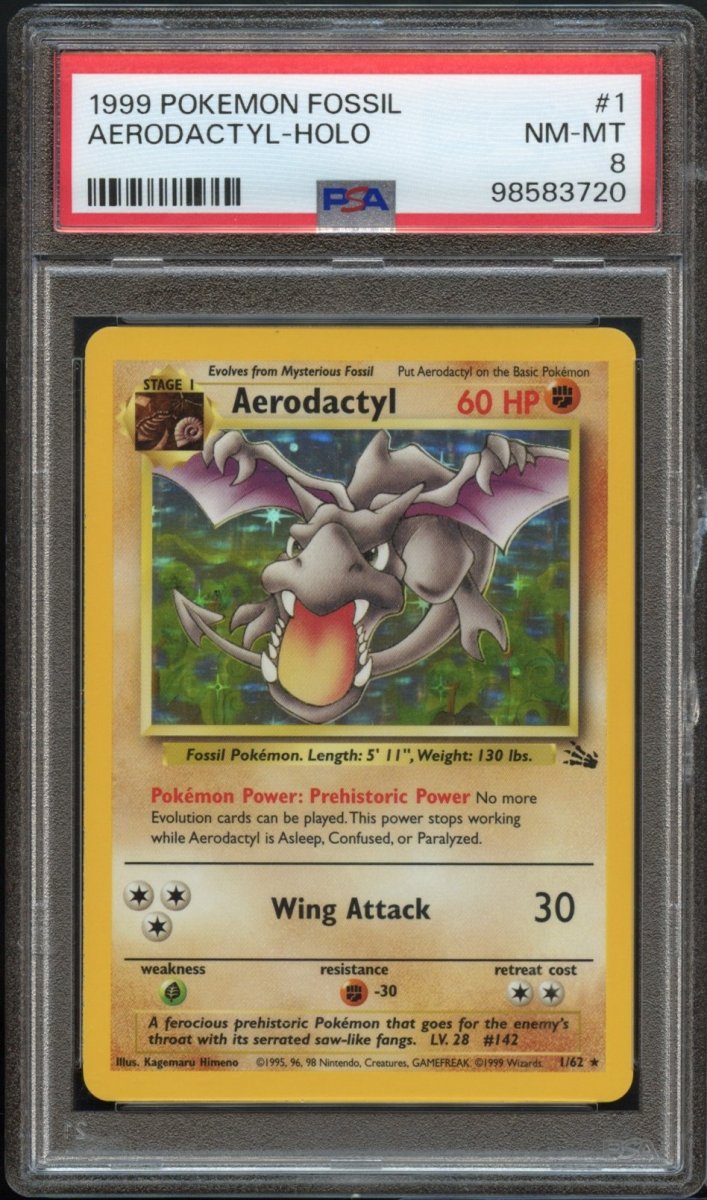 PSA 8 | Aerodactyl 1 - QuickTCG LLC