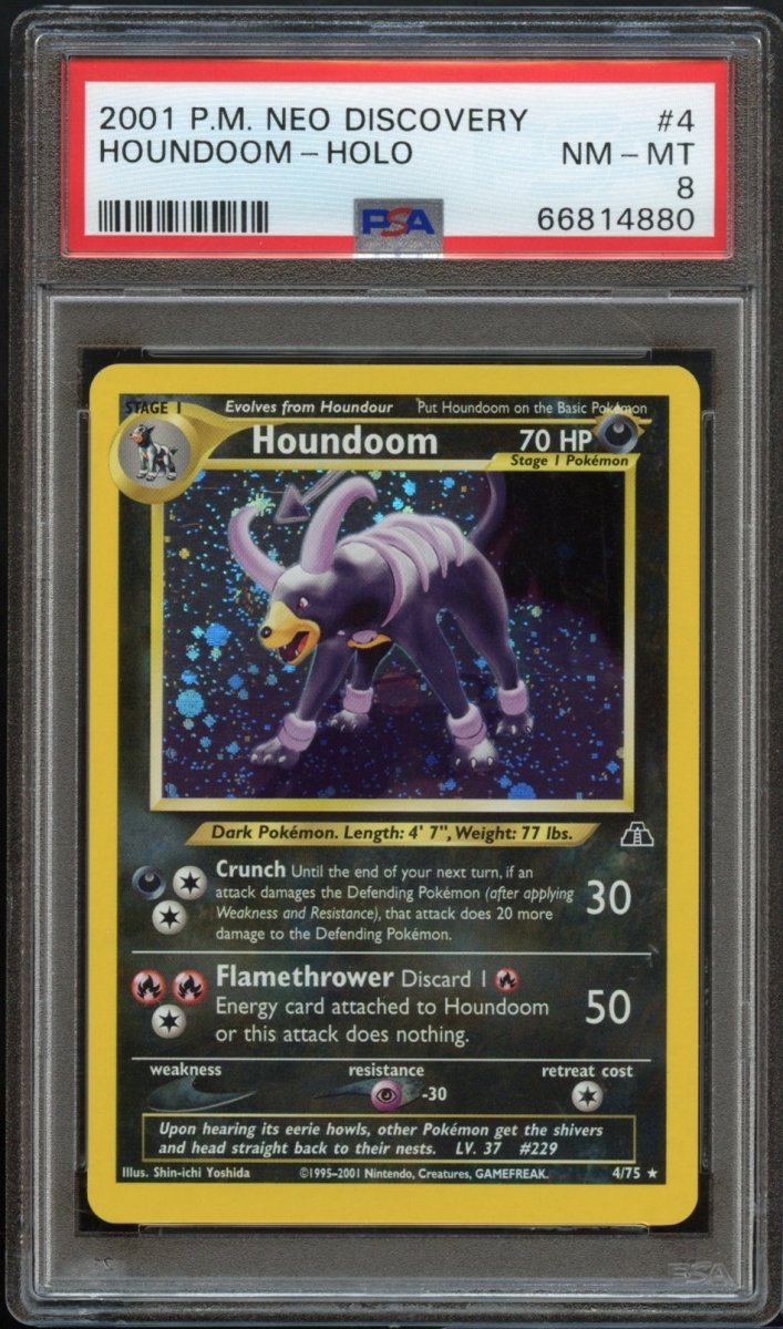 PSA 8 | Houndoom 4 - QuickTCG LLC