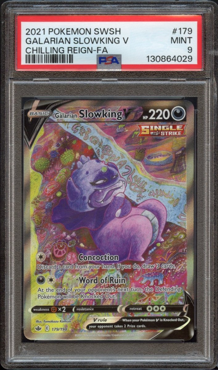 PSA 9 | Galarian Slowking 179 Alternate Art - QuickTCG LLC