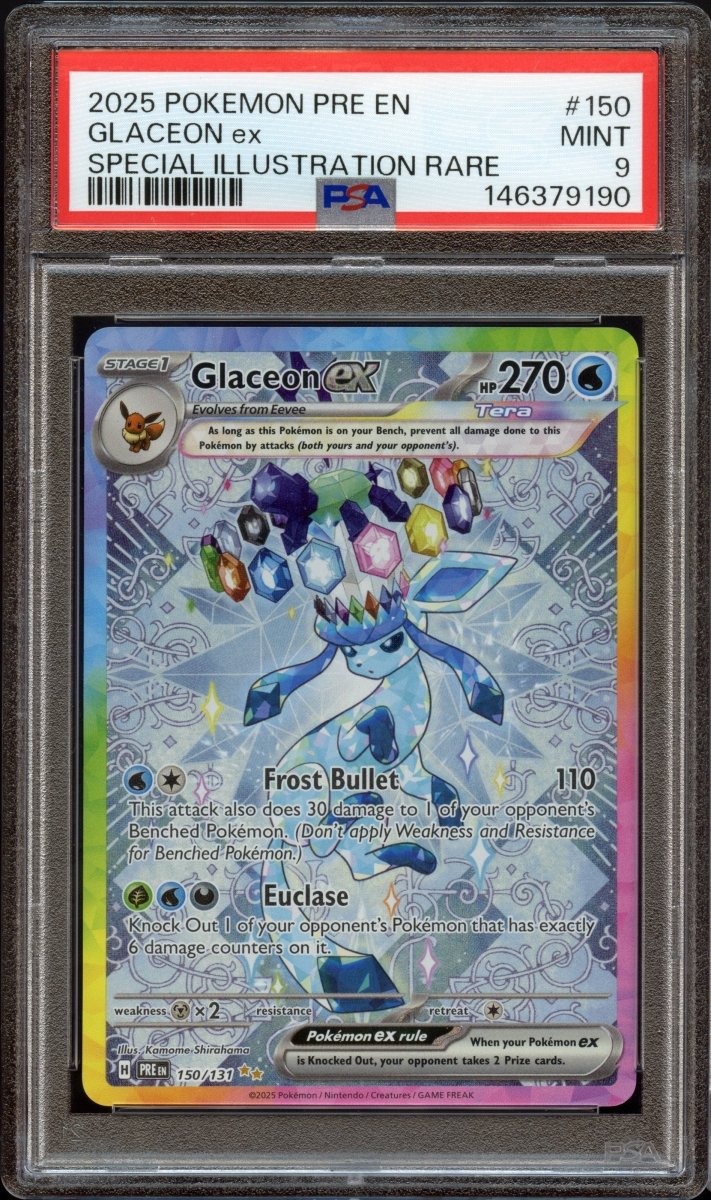 PSA 9 | Glaceon ex 150 - QuickTCG LLC