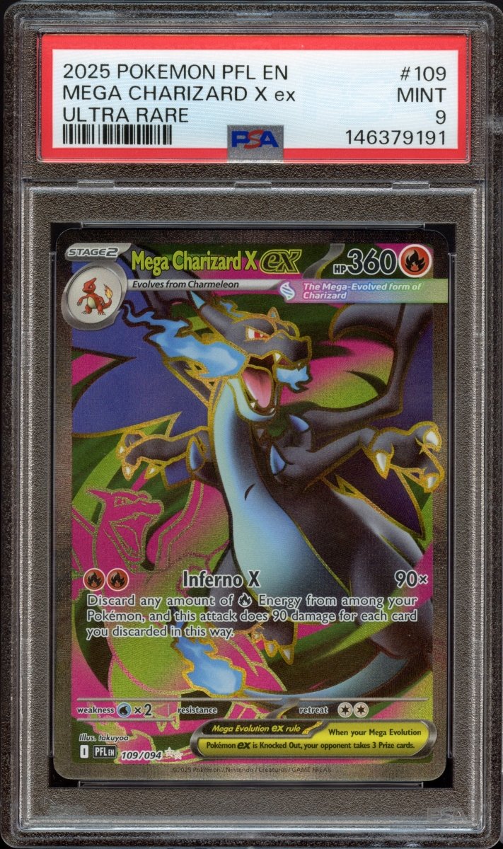 PSA 9 | Mega Charizard X ex 109 - QuickTCG LLC