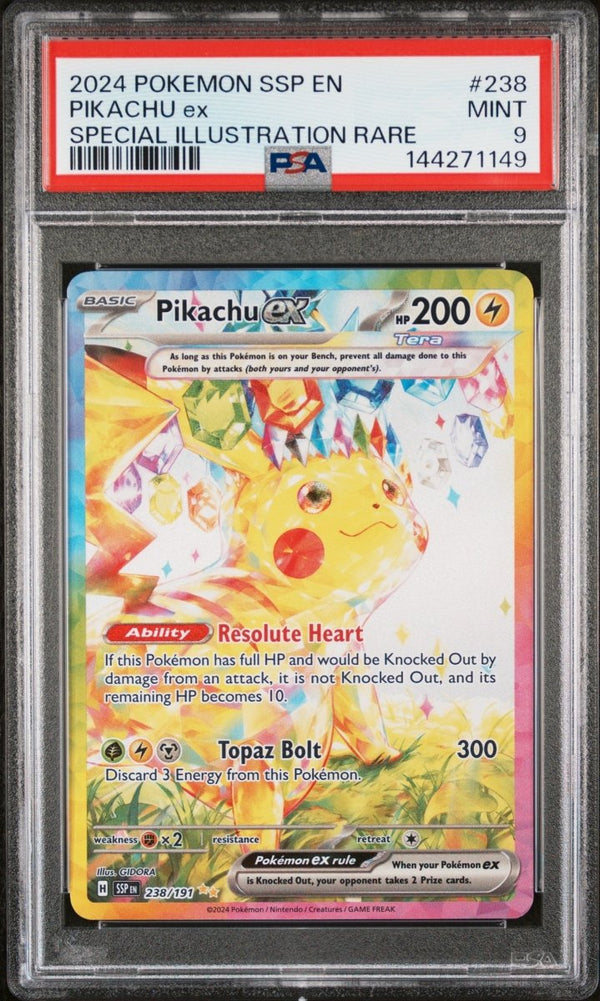 PSA 9 | Pikachu ex 238 - QuickTCG LLC