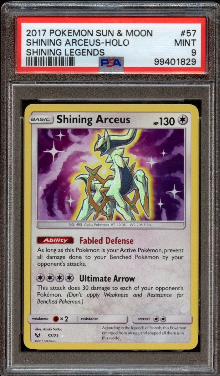PSA 9 | Shining Arceus 57 - QuickTCG LLC
