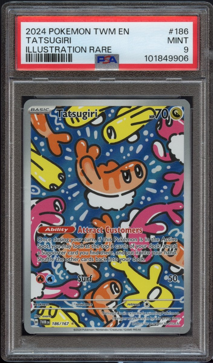 PSA 9 | Tatsugiri 186 - QuickTCG LLC