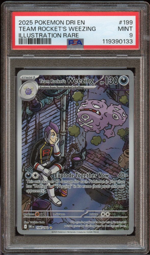 PSA 9 | Team Rocket's Weezing 199 - QuickTCG LLC