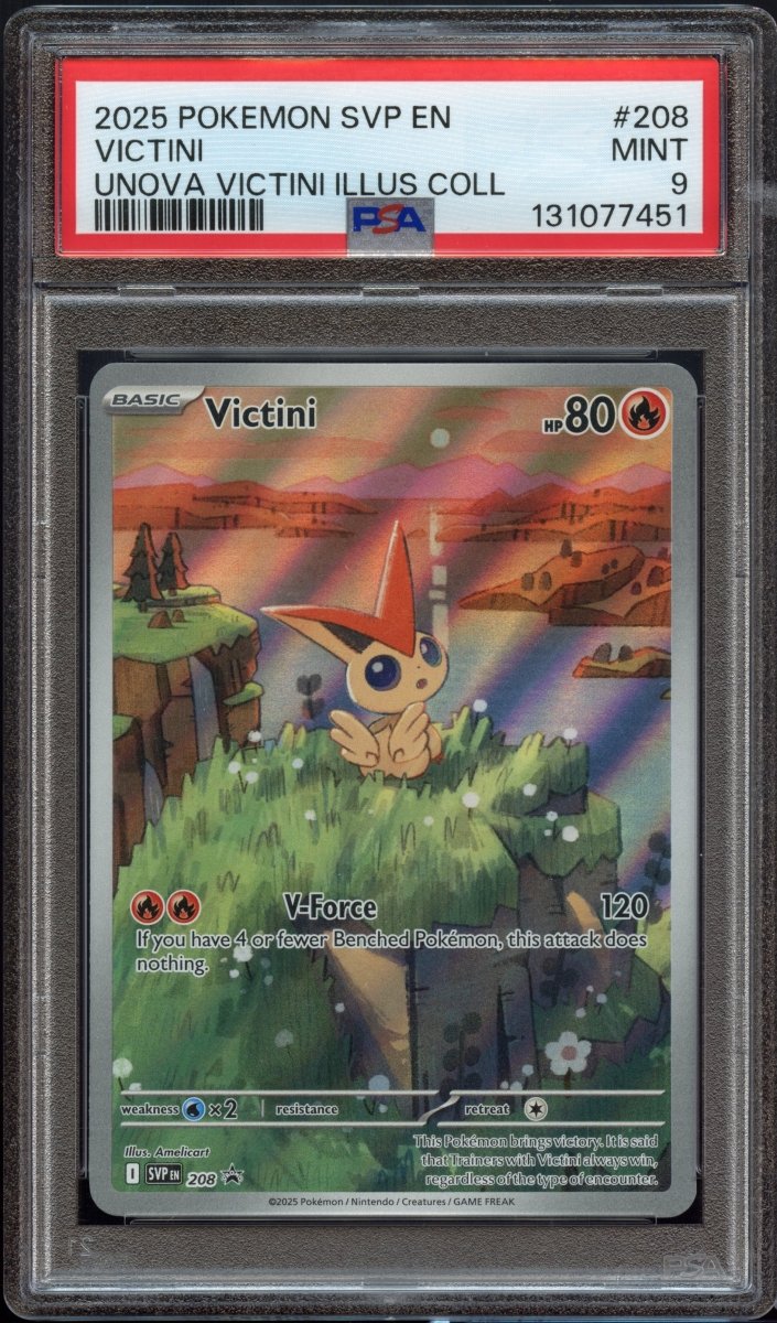 PSA 9 | Victini 208 - QuickTCG LLC