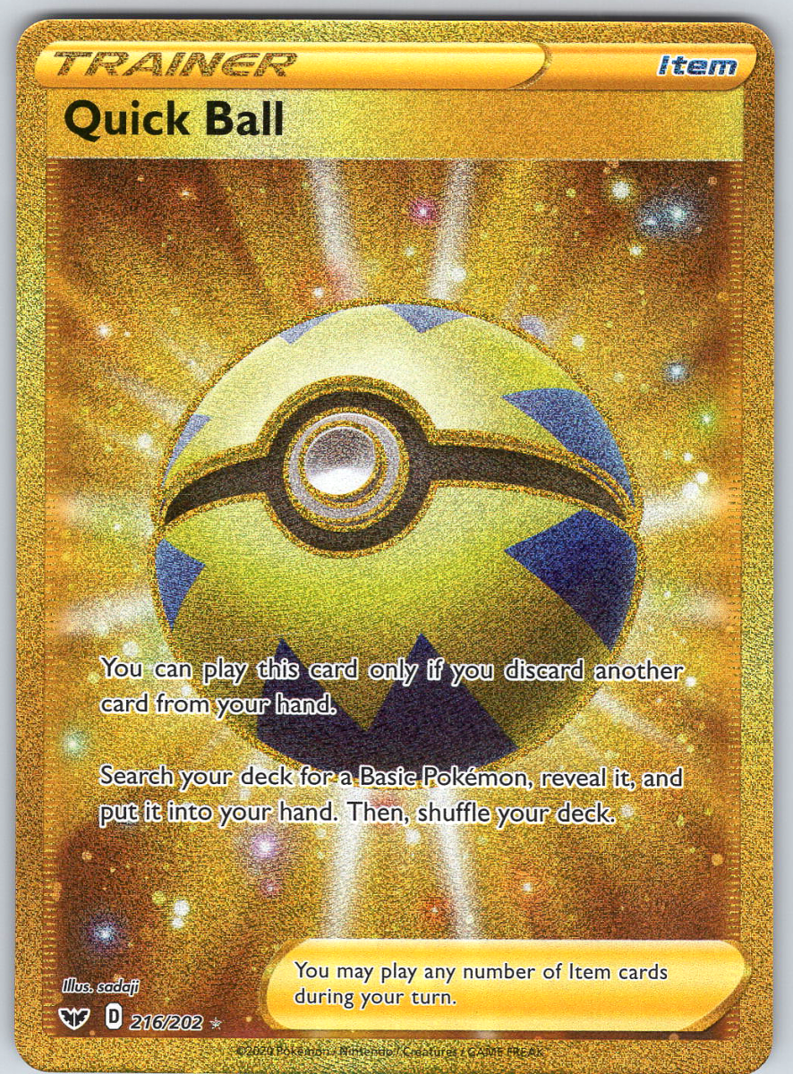 Quick Ball (Secret) 216/202 - QuickTCG LLC