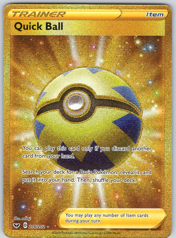 Quick Ball (Secret) 216/202 - QuickTCG LLC