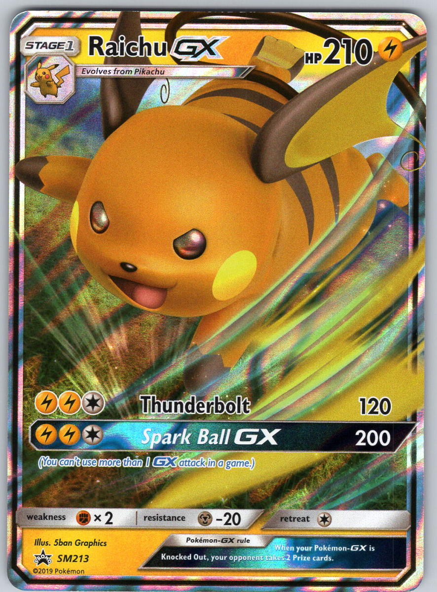 Raichu GX SM213 - QuickTCG LLC