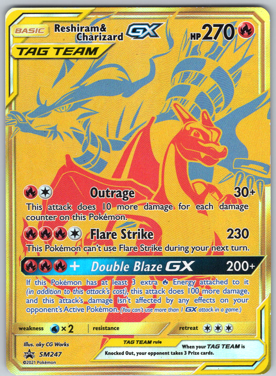 Reshiram & Charizard GX SM247 Promo - QuickTCG LLC