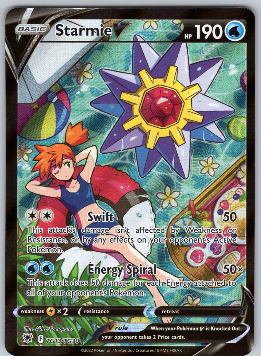 Starmie V TG13 (OFF CENTER) - QuickTCG LLC
