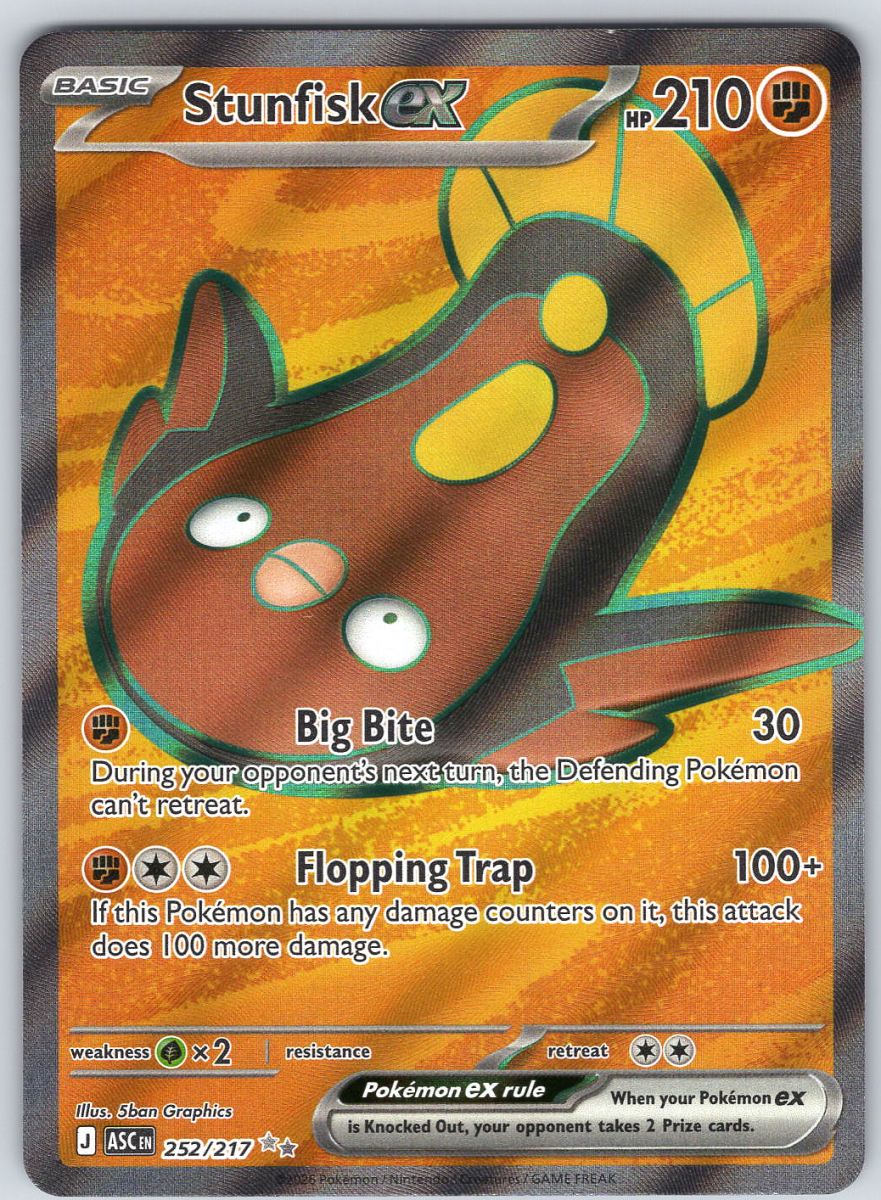 Stunfisk ex 252/217 - QuickTCG LLC