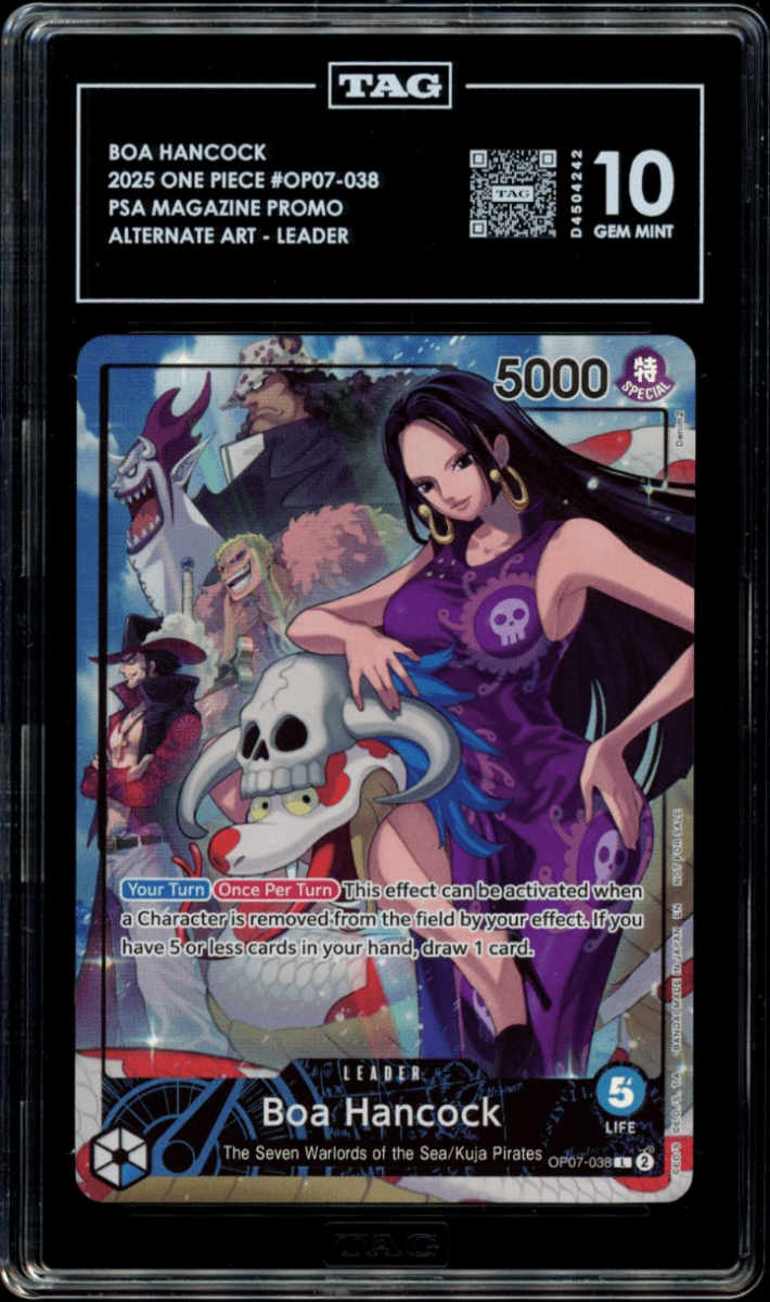 TAG 10 | Boa Hancock PSA Magazine OP07 - 038 - QuickTCG LLC