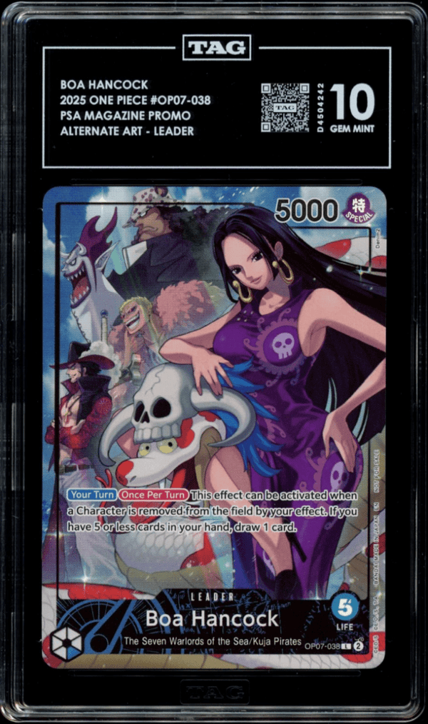 TAG 10 | Boa Hancock PSA Magazine OP07 - 038 - QuickTCG LLC