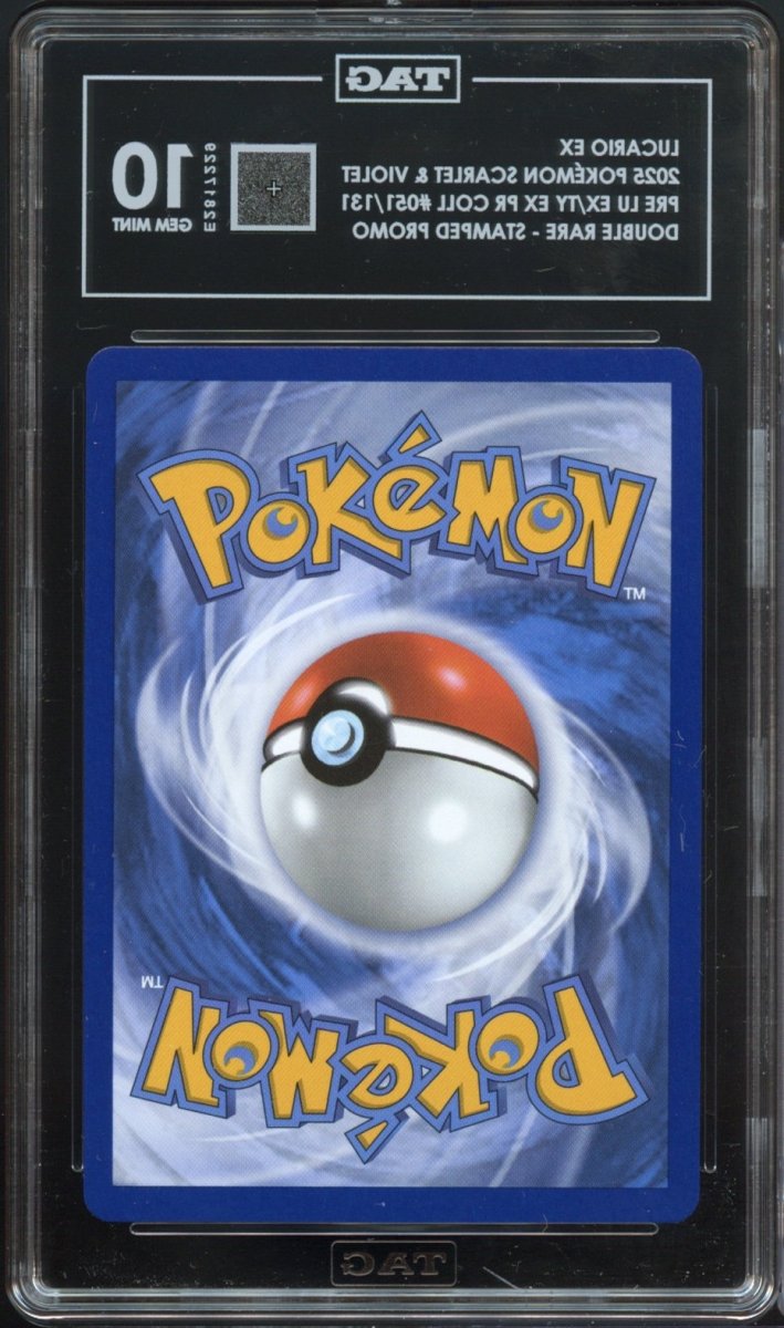 TAG 10 | Lucario ex Stamped 051 - QuickTCG LLC