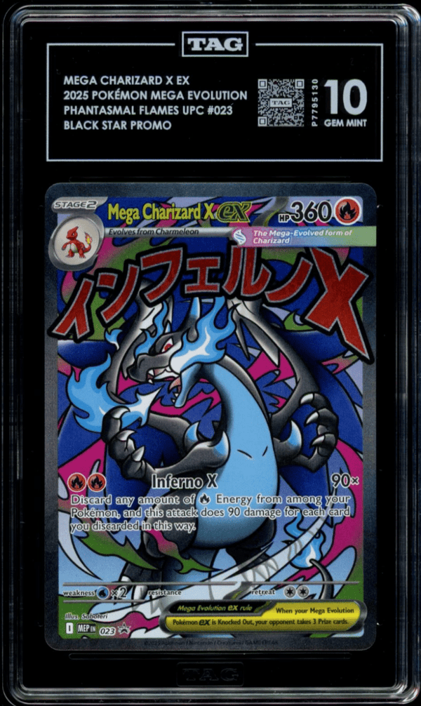 TAG 10 | Mega Charizard X ex 023 Promo - QuickTCG LLC