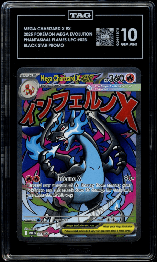 TAG 10 | Mega Charizard X ex 023 Promo - QuickTCG LLC