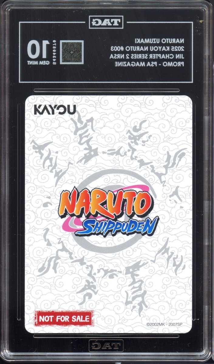 TAG 10 | Naruto Uzumaki #003 PSA Magazine Promo – QuickTCG LLC