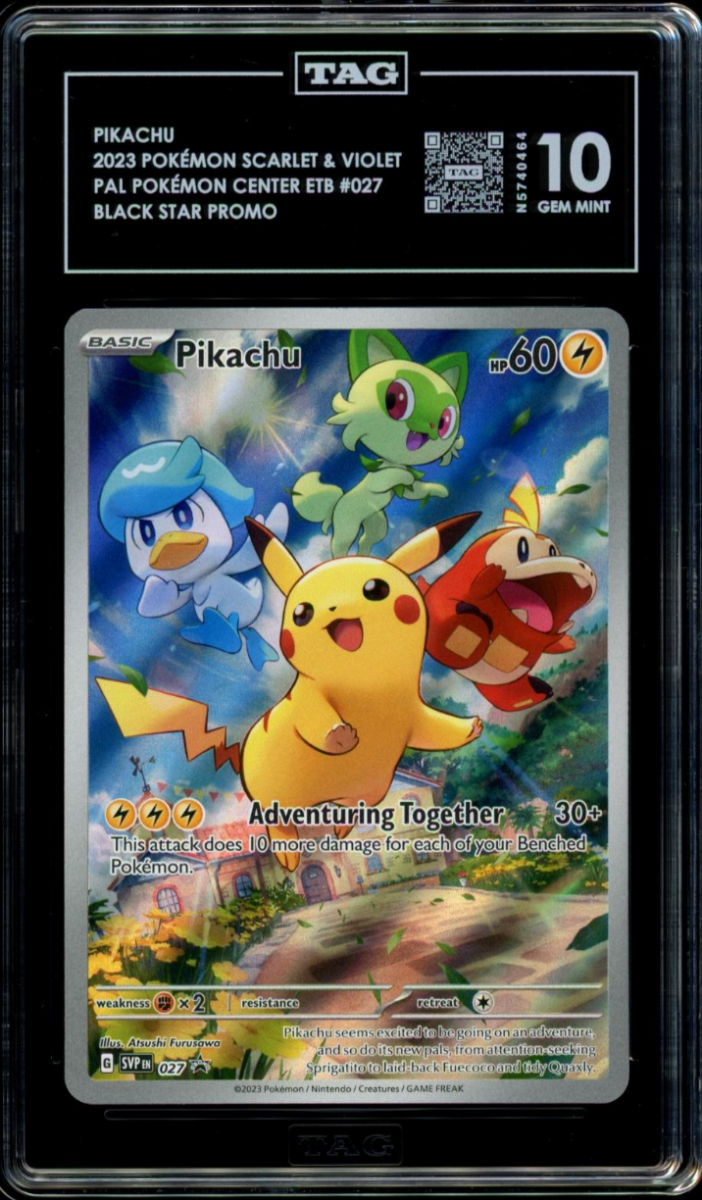 TAG 10 | Pikachu 027 Promo (Error Label) - QuickTCG LLC