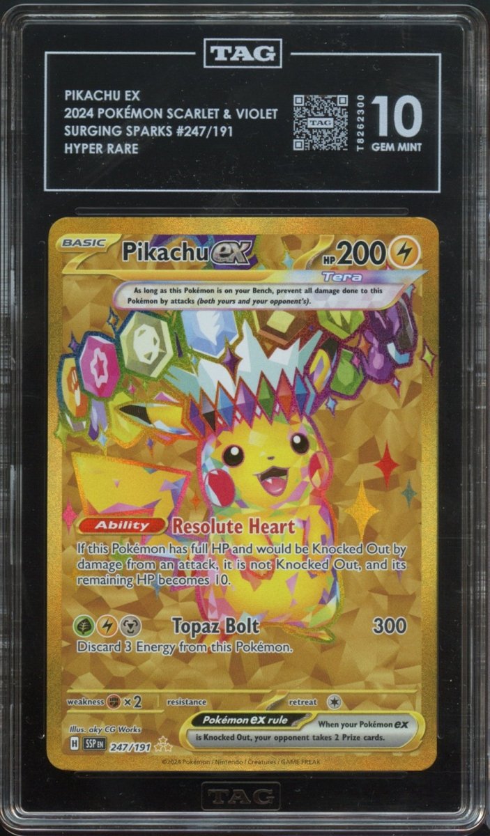 TAG 10 | Pikachu 247 - QuickTCG LLC