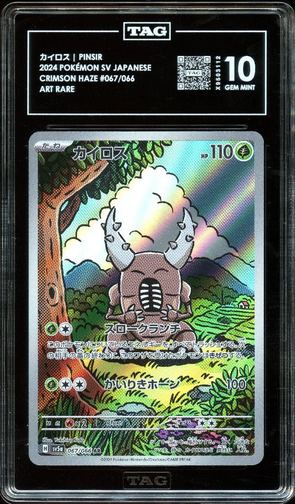 TAG 10 | Pinsir AR 067 - QuickTCG LLC