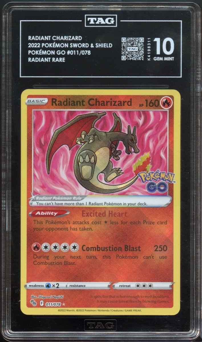 TAG 10 | Radiant Charizard 011 - QuickTCG LLC