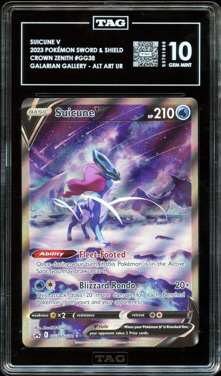 TAG 10 | Suicune V GG38 - QuickTCG LLC