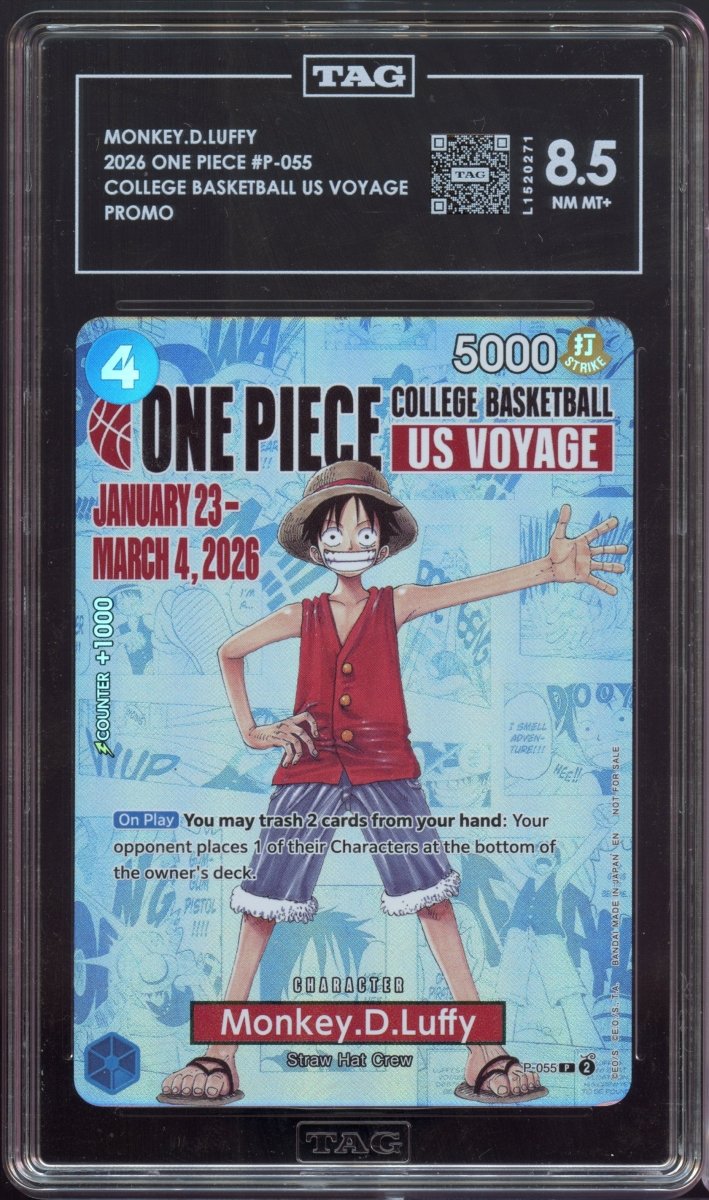TAG 8.5 | One Piece US College Basketball US Voyage P - 055 - QuickTCG LLC