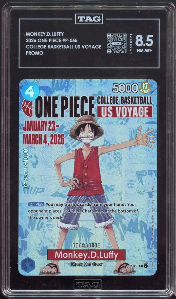 TAG 8.5 | One Piece US College Basketball US Voyage P - 055 - QuickTCG LLC