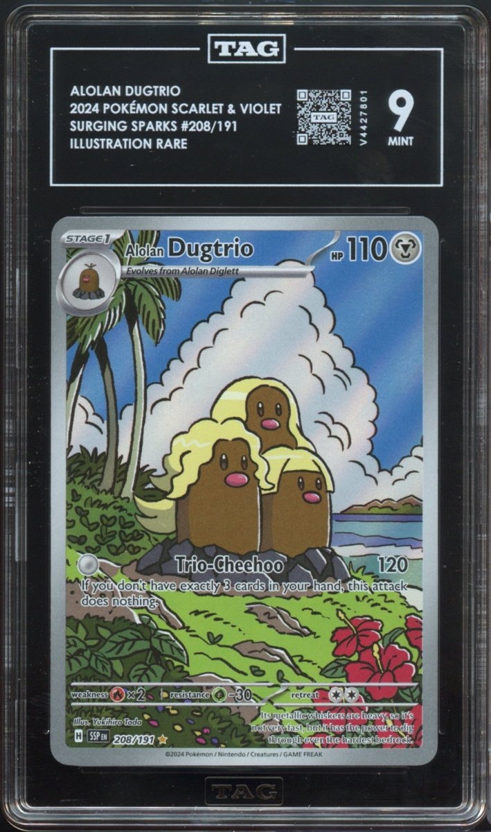TAG 9 | Alolan Dugtrio IR 208 - QuickTCG LLC