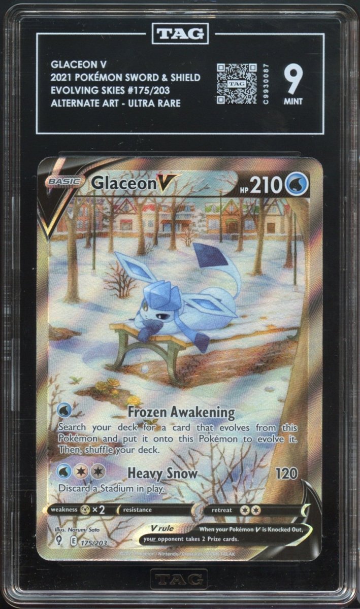 TAG 9 | Glaceon Alt Art 175 - QuickTCG LLC
