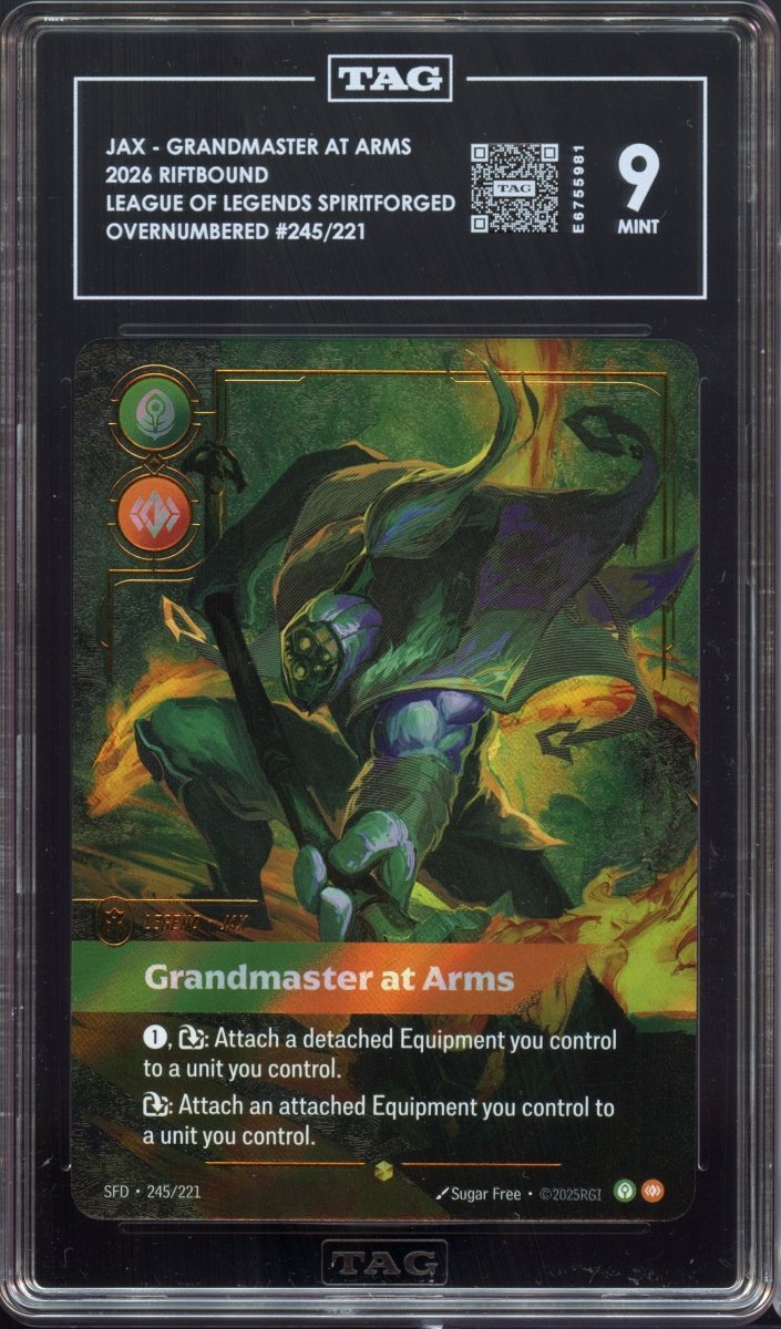 TAG 9 | Jax - Grandmaster at Arms 245 - QuickTCG LLC