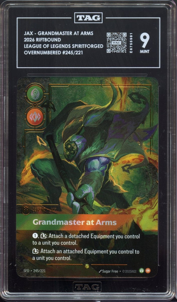 TAG 9 | Jax - Grandmaster at Arms 245 - QuickTCG LLC