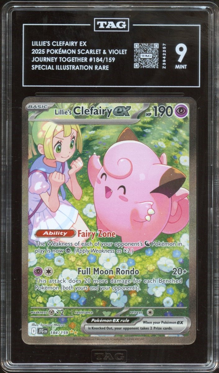 TAG 9 | Lillie's Clefairy ex 184 - QuickTCG LLC