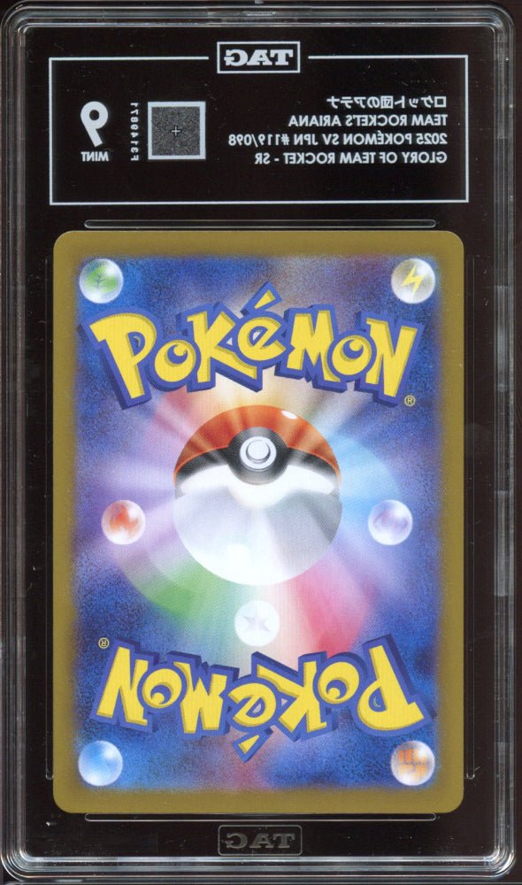 TAG 9 |Team Rocket's Ariana SR 119 - QuickTCG LLC
