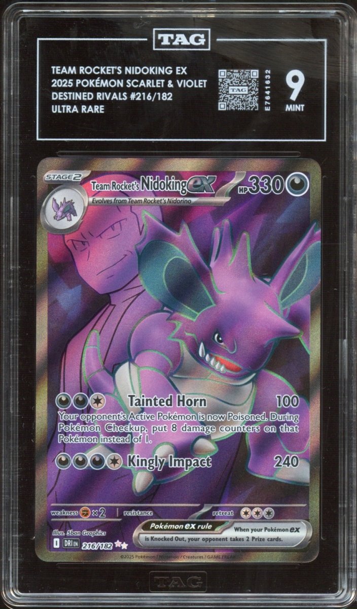 TAG 9 | Team Rocket's Nidoking ex 216 - QuickTCG LLC