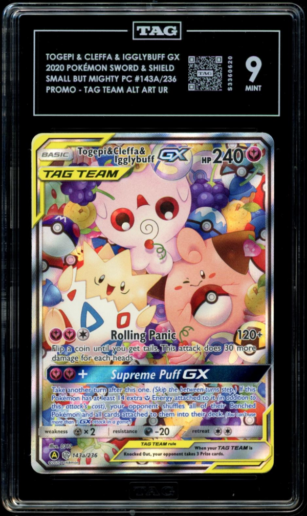 TAG 9 | Togepi & Cleffa & Igglybuff GX 143a - QuickTCG LLC