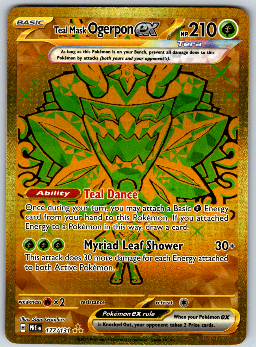 Teal Mask Ogerpon ex 177 - QuickTCG LLC