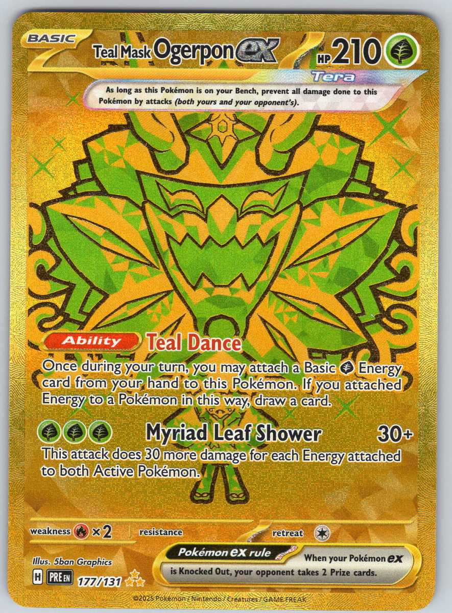 Teal Mask Ogerpon ex 177 - QuickTCG LLC
