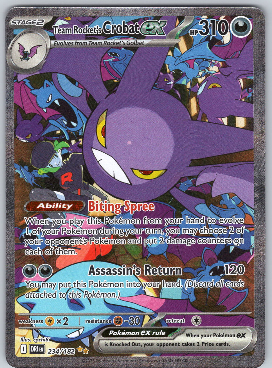 Team Rocket's Crobat ex 234 - QuickTCG LLC