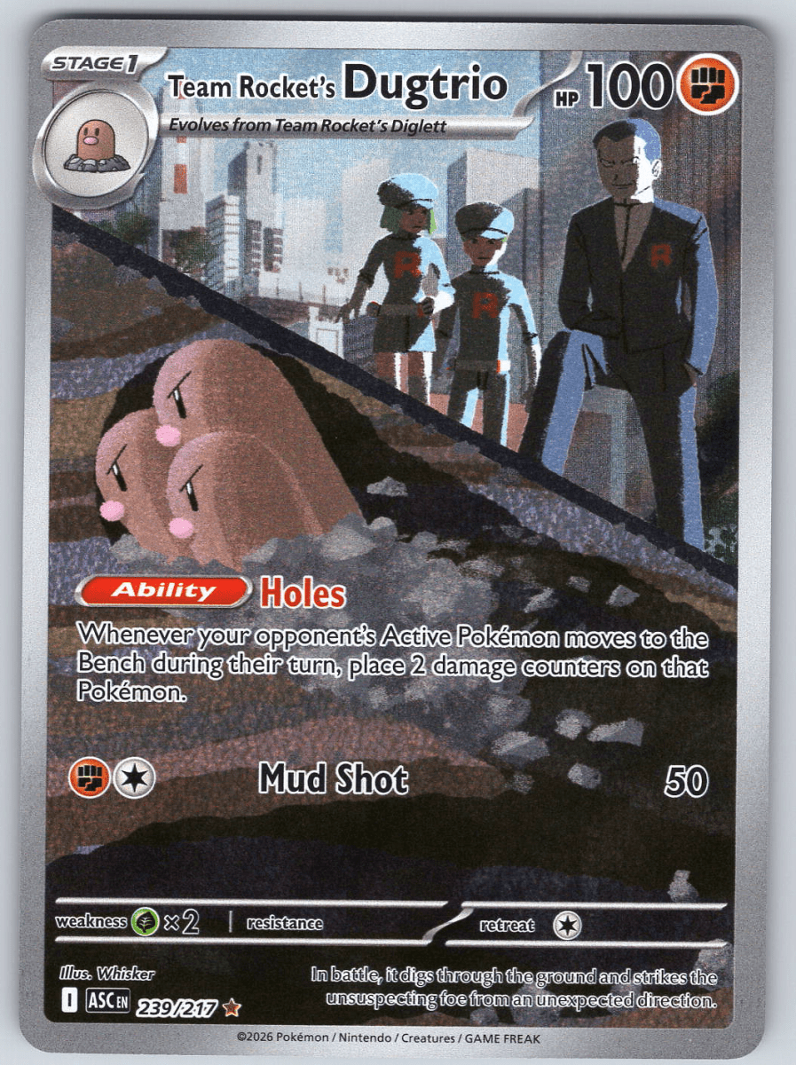 Team Rocket's Dugtrio 239/217 - QuickTCG LLC