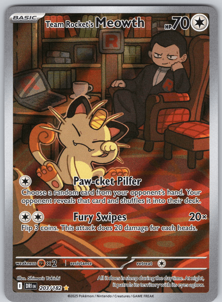Team Rocket's Meowth 203 - QuickTCG LLC