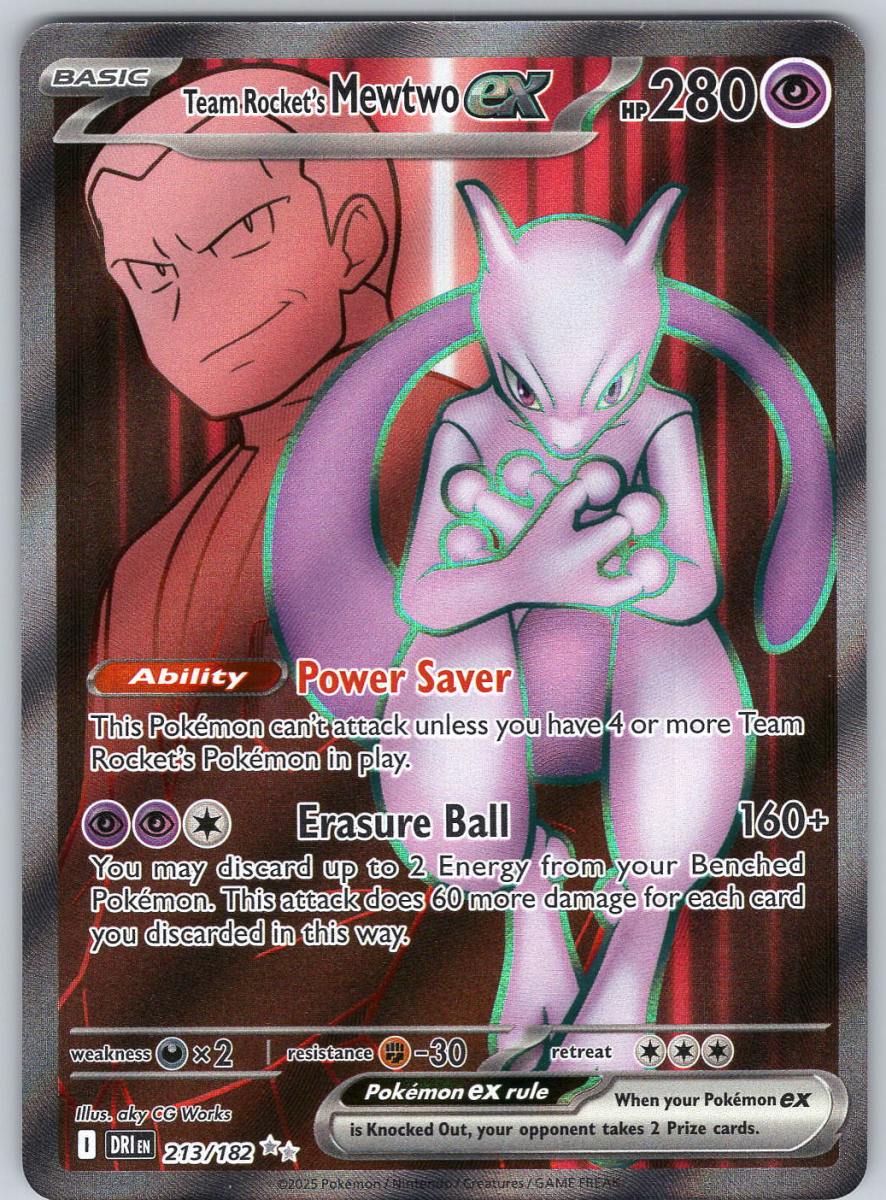 Team Rocket's Mewtwo ex 213 - QuickTCG LLC