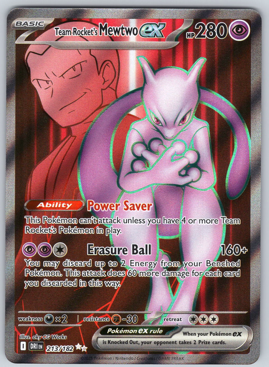 Team Rocket's Mewtwo ex 213 - QuickTCG LLC