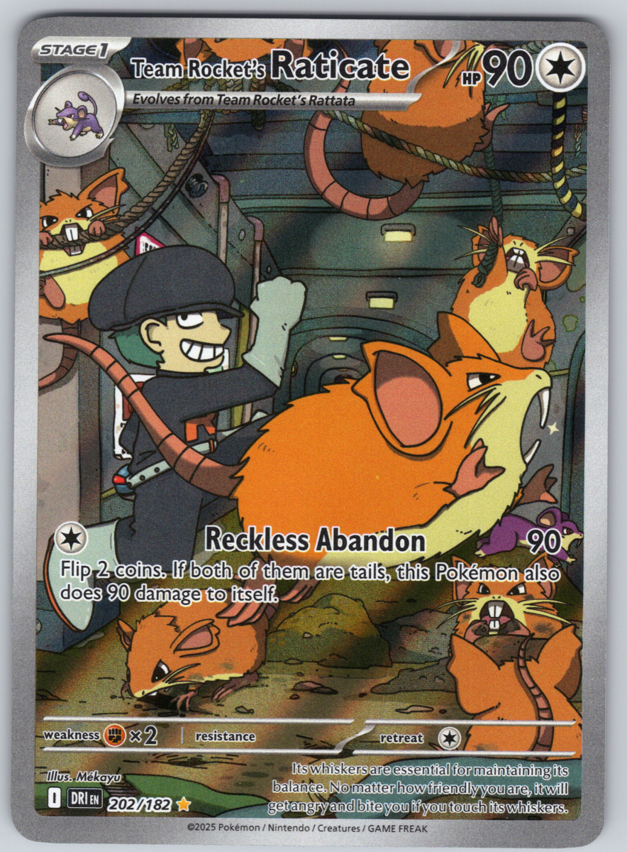 Team Rocket's Raticate 202 - QuickTCG LLC
