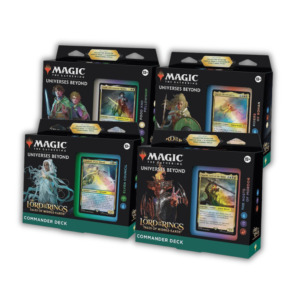 The Lord of the Rings: Tales of Middle - earth Commander Decks [Set of 4] - QuickTCG LLC