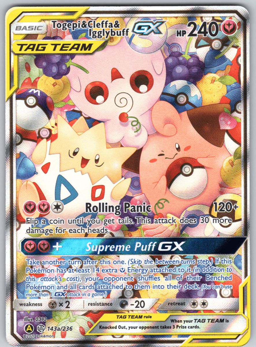 Togepi & Cleffa & Igglybuff GX 143a - QuickTCG LLC