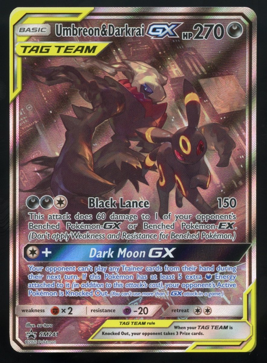 Umbreon & Darkrai GX SM241 - QuickTCG LLC
