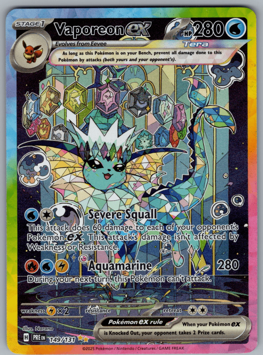 Vaporeon 149 - QuickTCG LLC